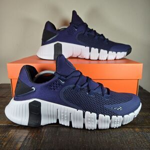 NEW Nike Free Metcon 4 Mens Size 12 Gym Lifting Shoes CT3886 491 Blue White